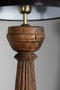 Wooden Table Leg Lamp