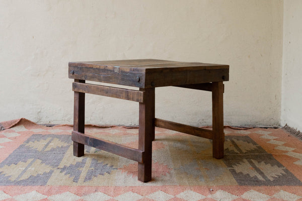 **Reclaimed Wood Side Table**