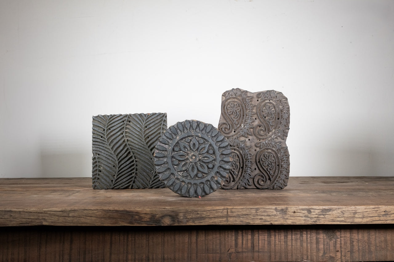 Vintage Wooden Print Blocks