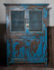 Distressed Blue Cabinet