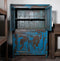 Distressed Blue Cabinet