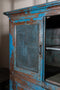 Distressed Blue Cabinet