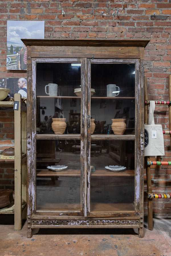 Vintage Teak Display Cabinet