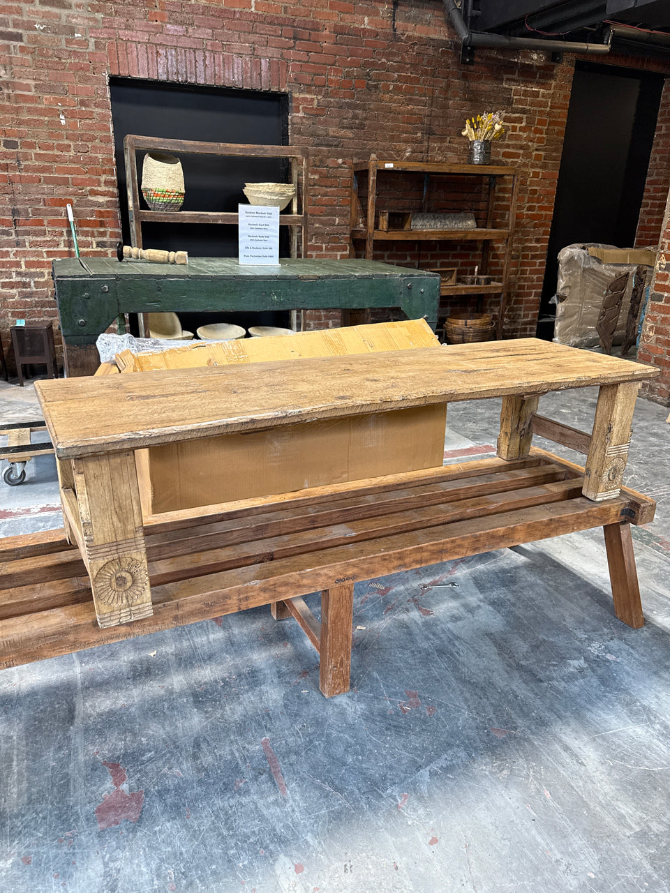 Vintage Teak Bench