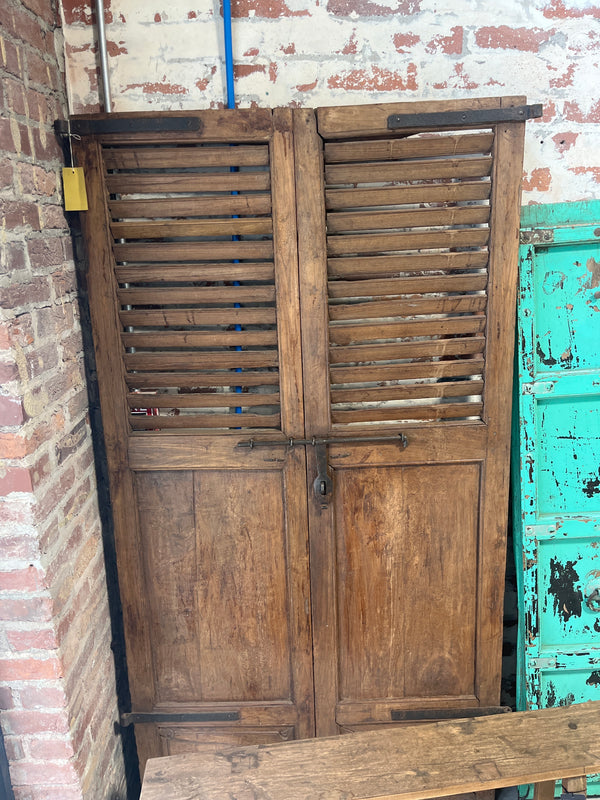 Vintage teak door