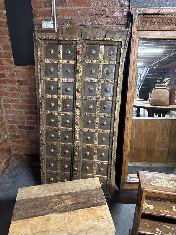 Brass & Teak Doors