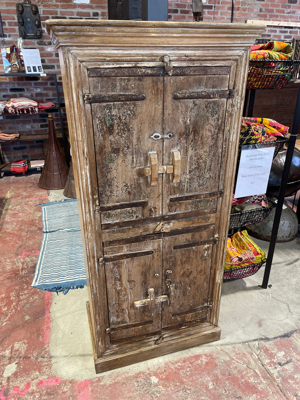 Vintage double door cabinet