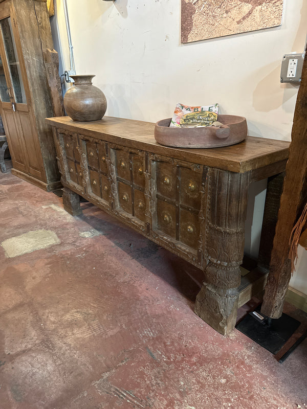 Vintage Teak Console