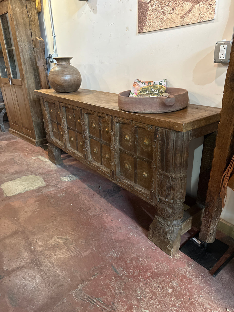 Vintage Teak Console