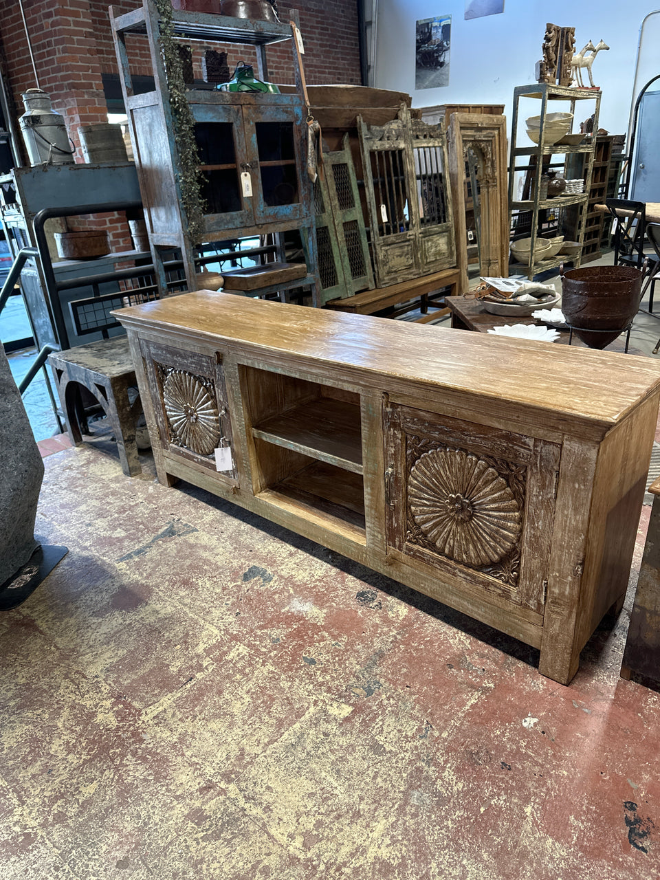 Teak Console