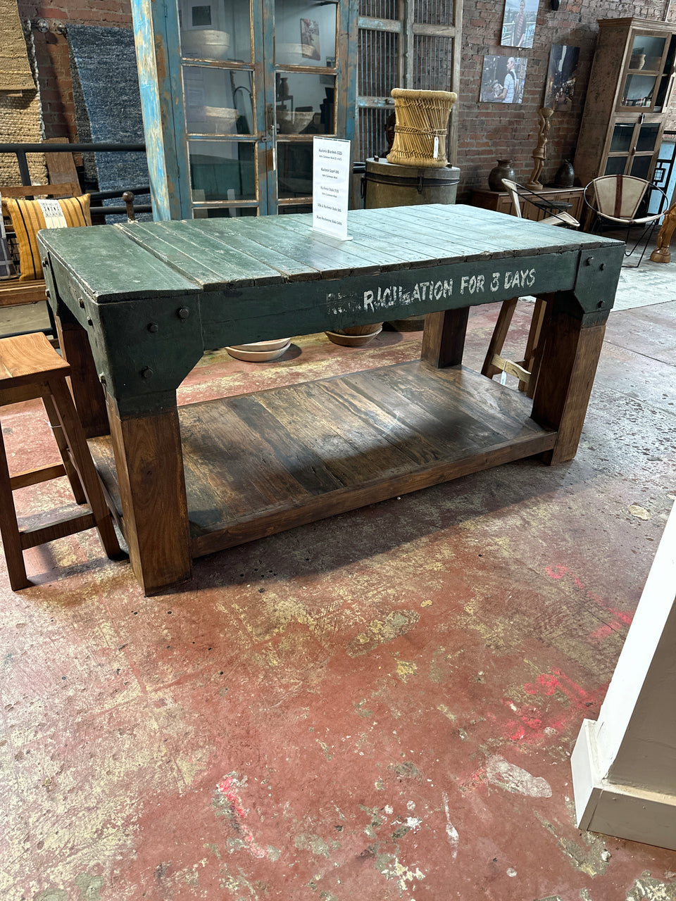 Vintage Factory Table