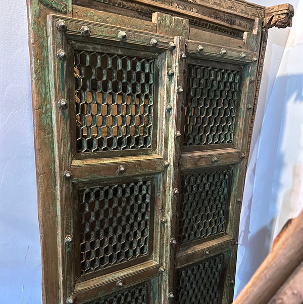 Vintage Teak & Iron Doors