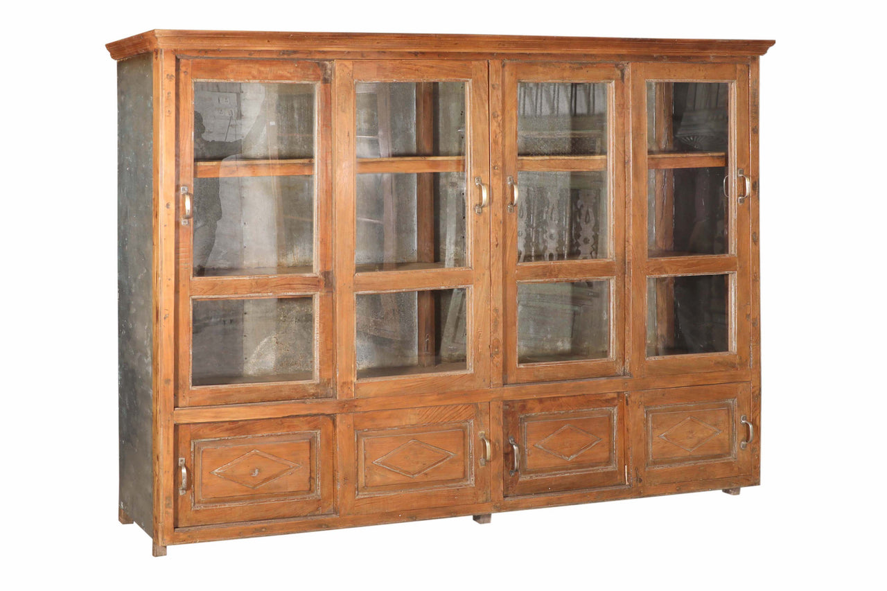 Vintage Teak Library Cabinet