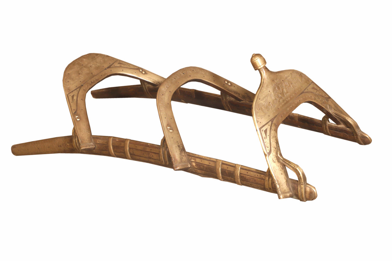 Vintage Hand Tooled Camel Saddle
