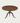 Teak & Iron Round Top Adjustable Table