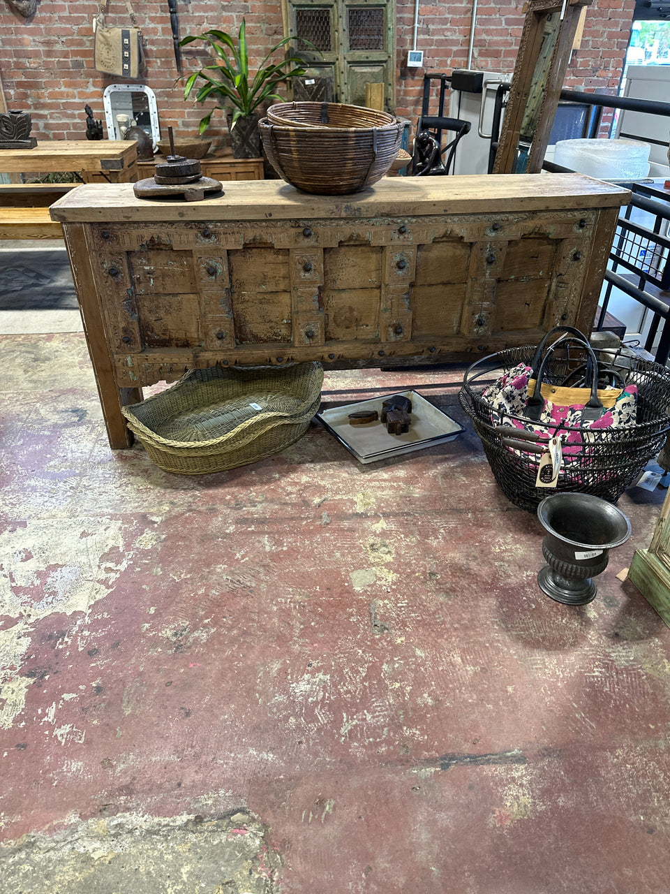 Vintage Teak Console