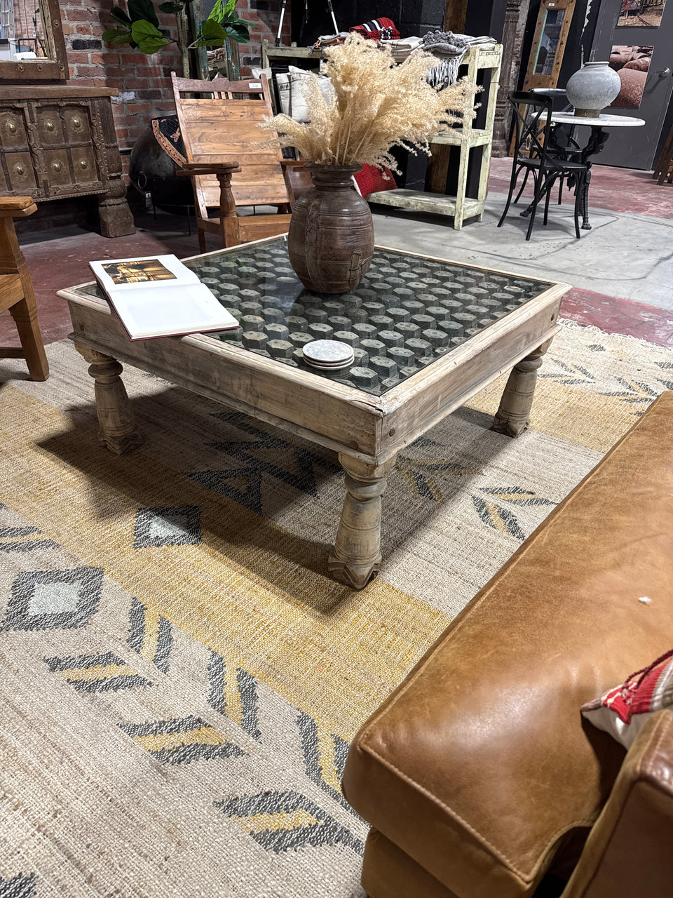 Glass Top Coffee Table