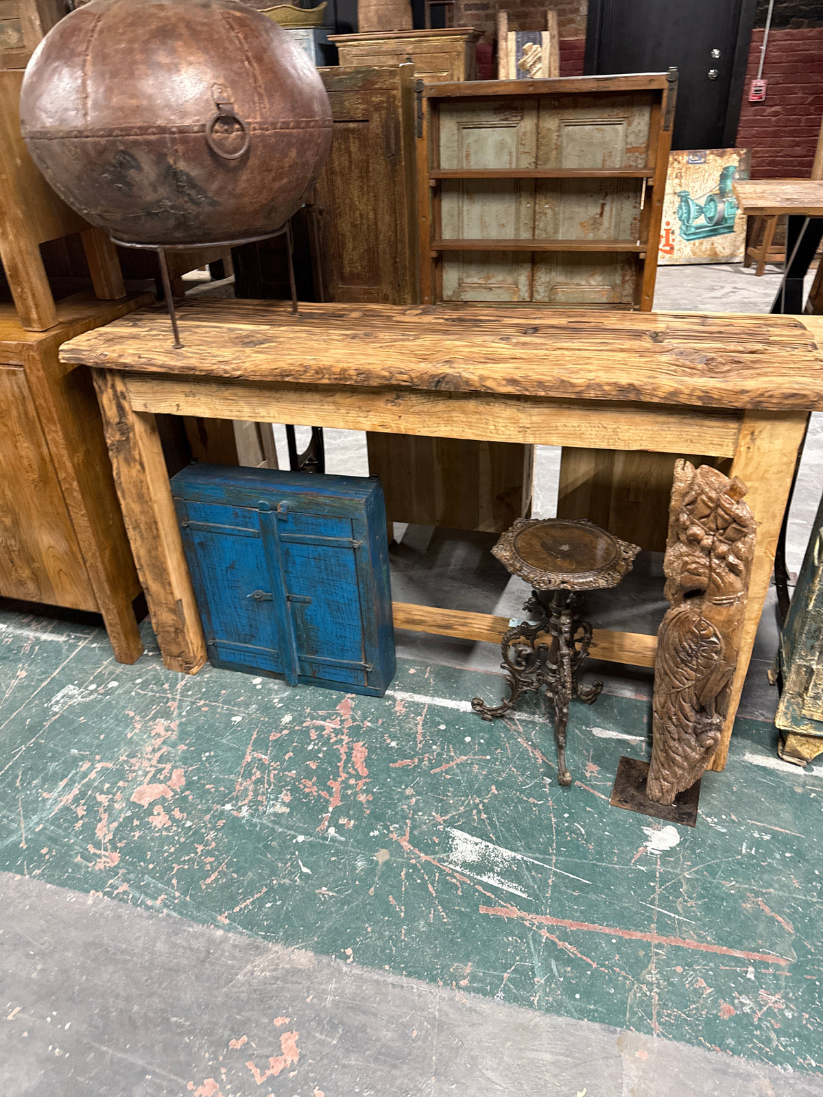 Sleeper Wood Console – Bass And Bennett Trading Company