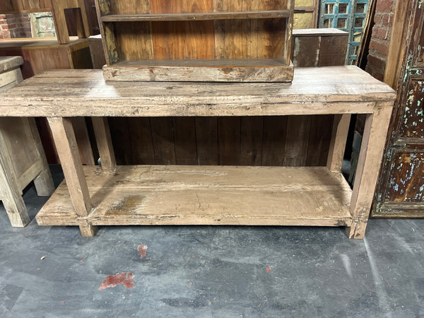 Vintage teak console