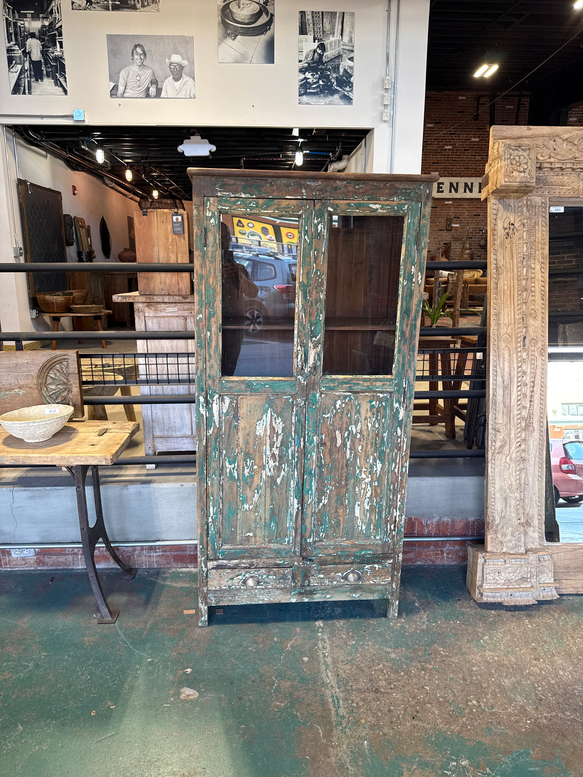 Vintage Display Cabinet – Bass And Bennett Trading Company