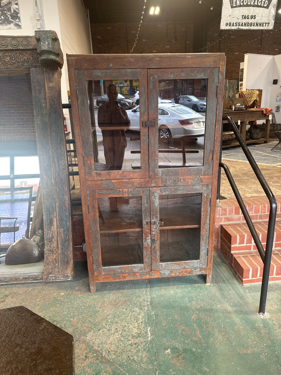 Vintage Teak Display Cabinet