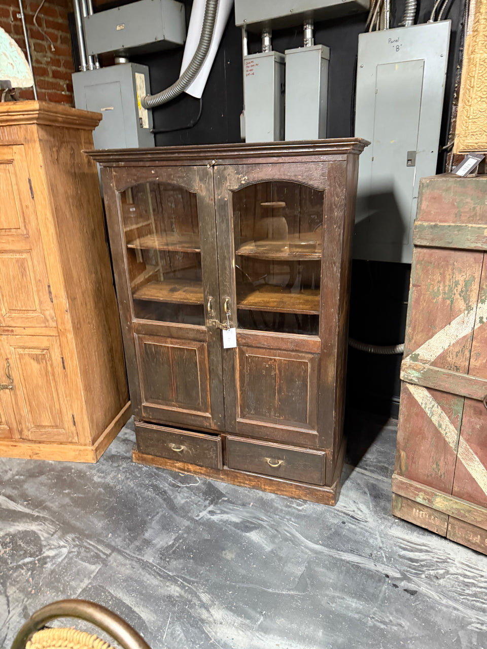 Ebony Display Cabinet