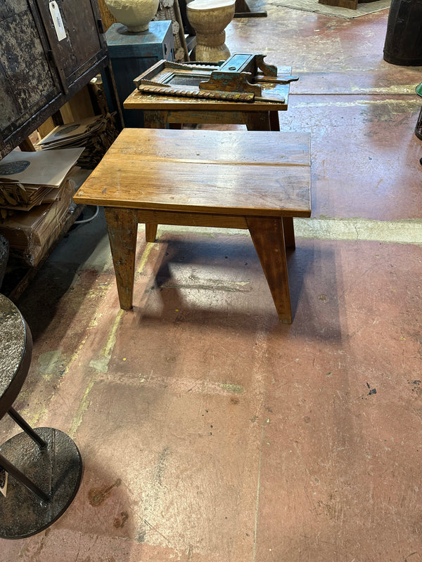 Old Teak Side Table