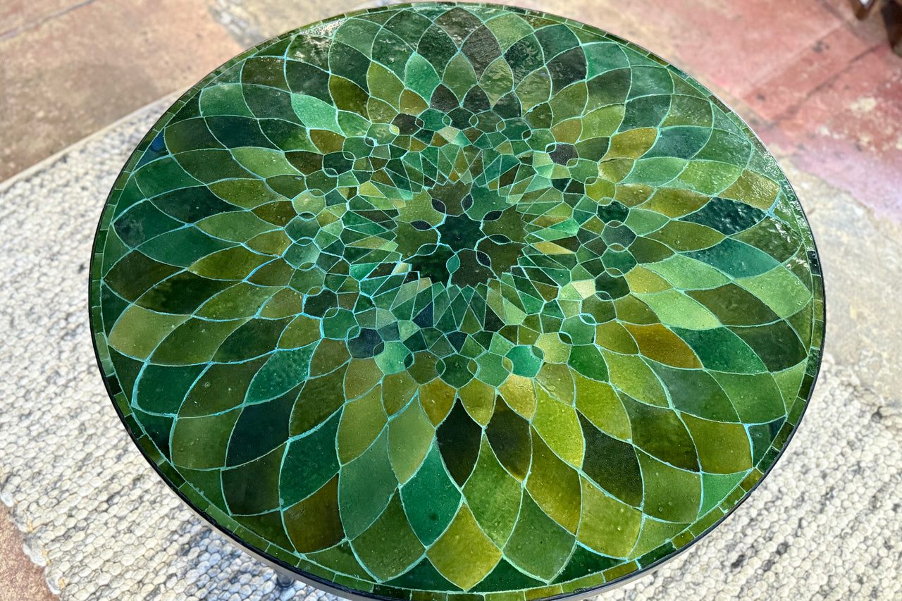 Handmade Round Zellige Table