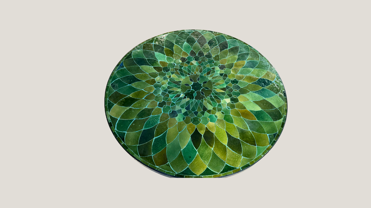 Handmade Round Zellige Table