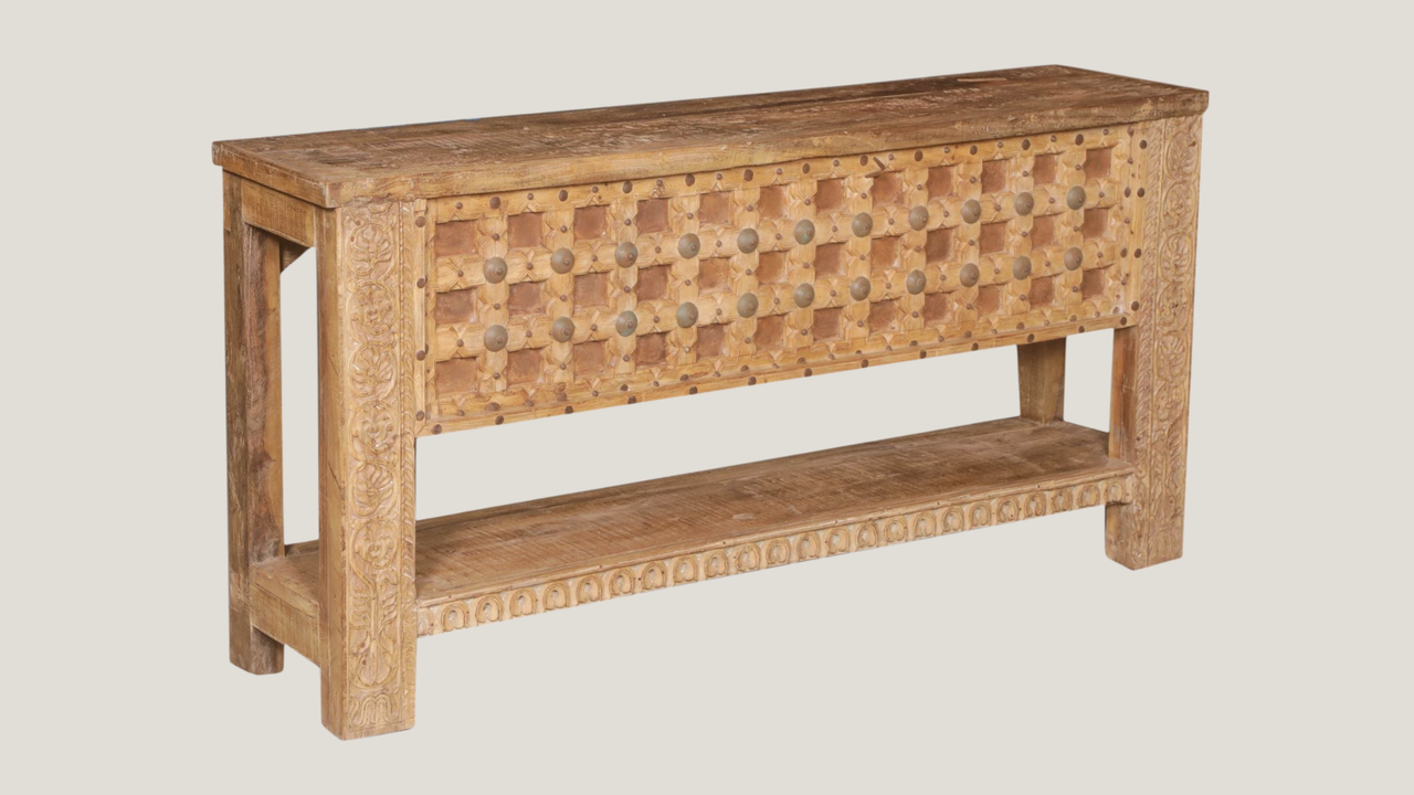 Teak Console Table
