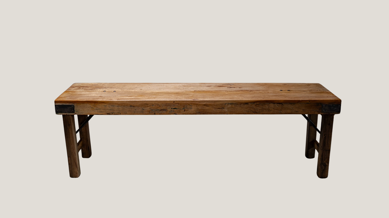 Teak Folding Bench