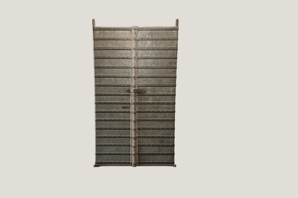 Vintage Metal Clad Door