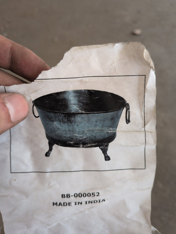 Iron Bucket Planter