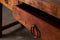 Vintage Teak Console Table w Drawers