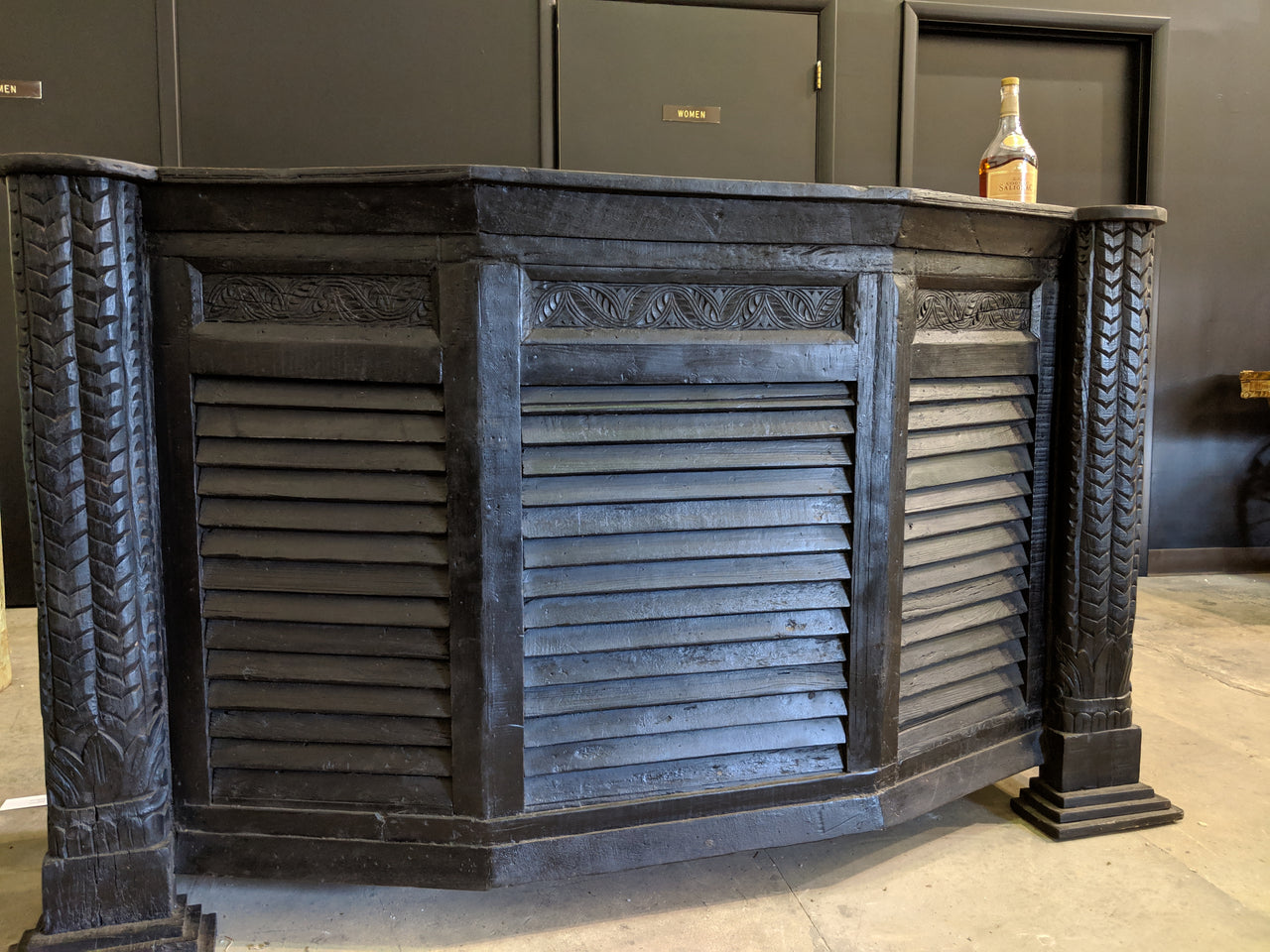 Vintage Carved Bar