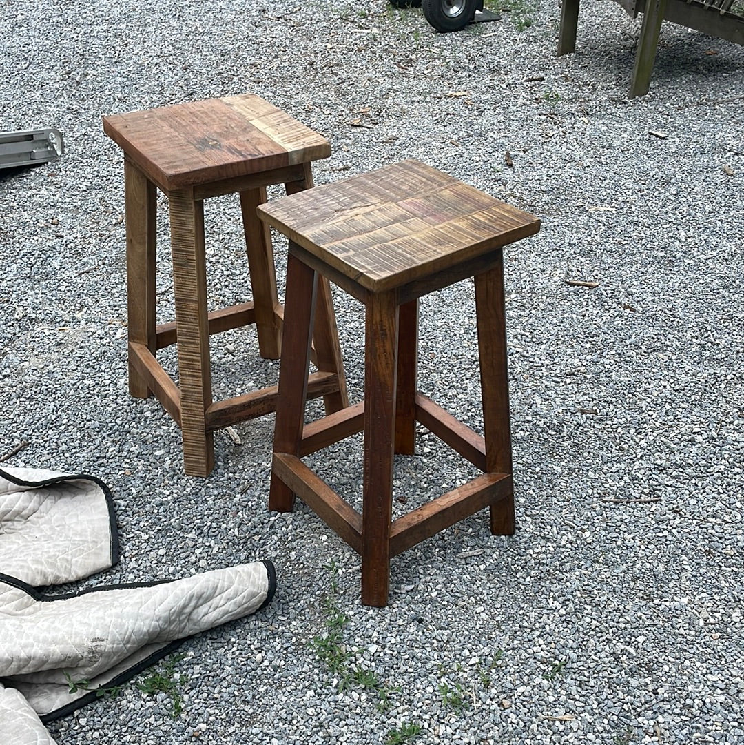 Wooden Counter Stool