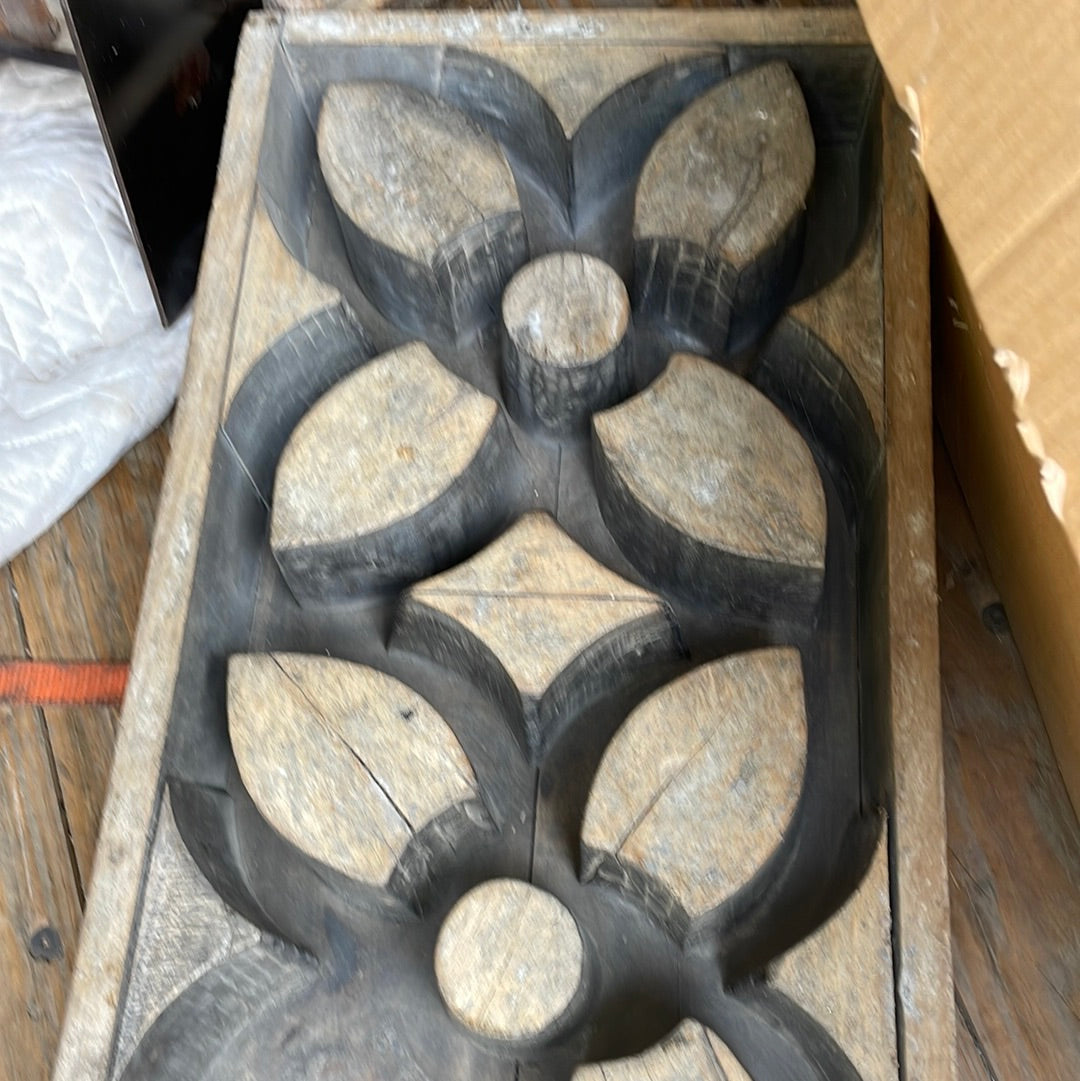 Vintage Teak Concrete Mold